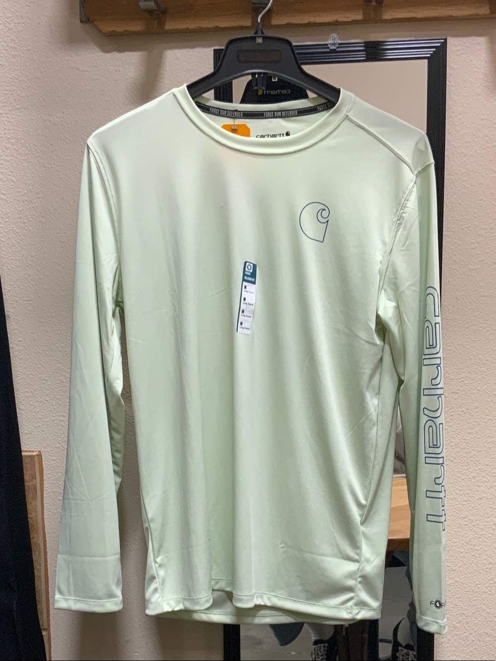 Carhartt Force Sun Defender Light Mint Long Sleeve